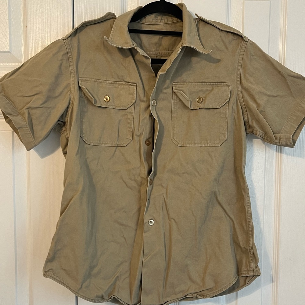 Thick Canvas Army Shirt